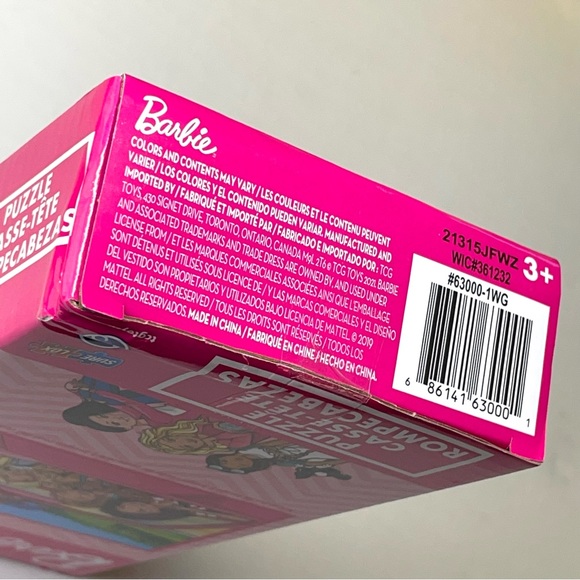 TCG Toys Sure Lox Barbie 100 Pieces Jigsaw Puzzle New In Box Age 3+ - Picture 11 of 14